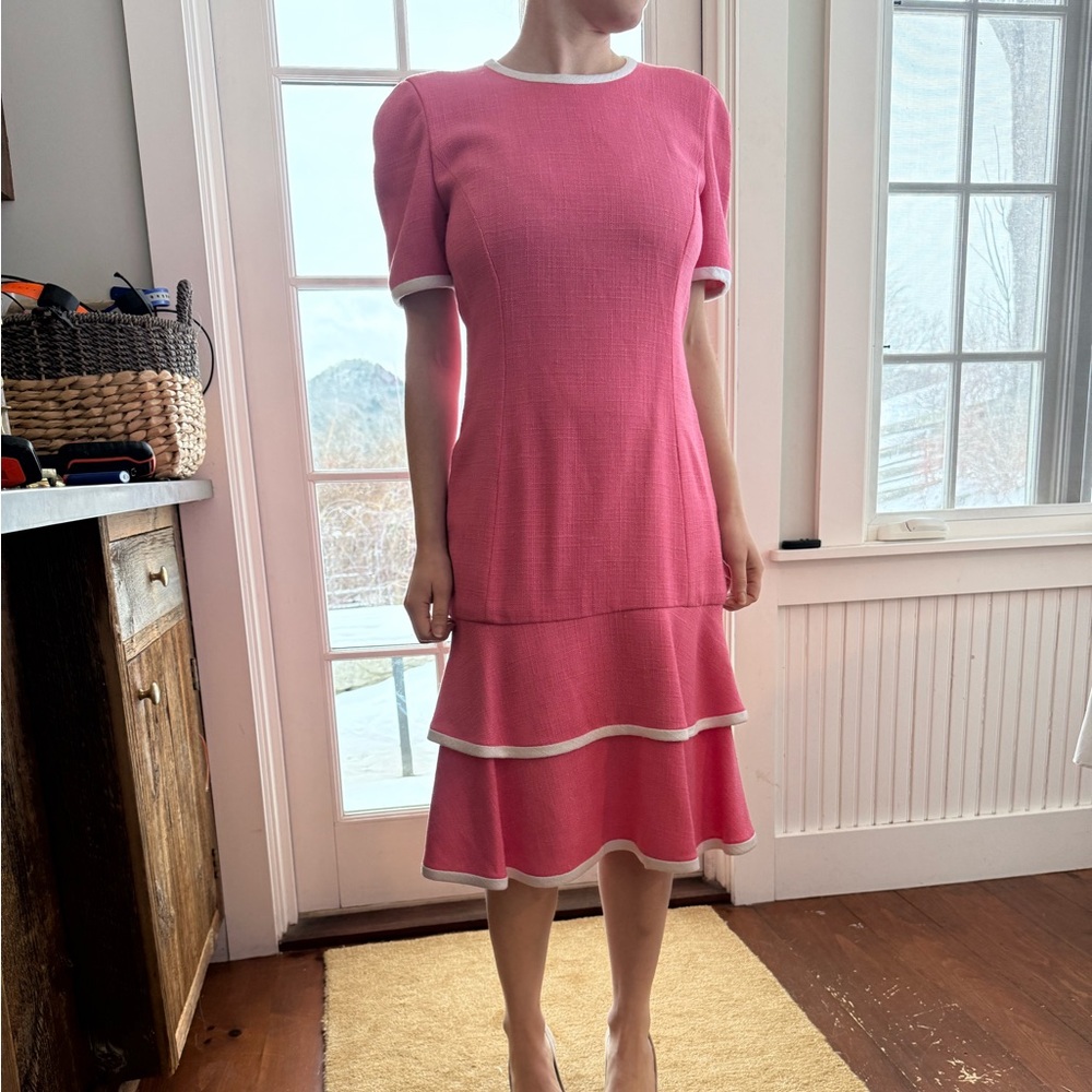 Vintage Carolina Herrera linen dress